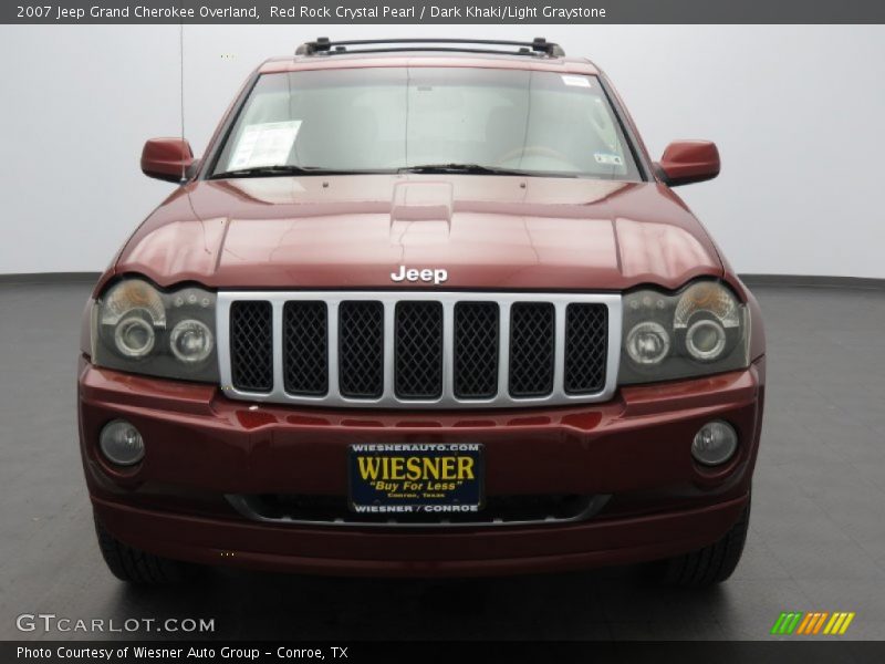 Red Rock Crystal Pearl / Dark Khaki/Light Graystone 2007 Jeep Grand Cherokee Overland