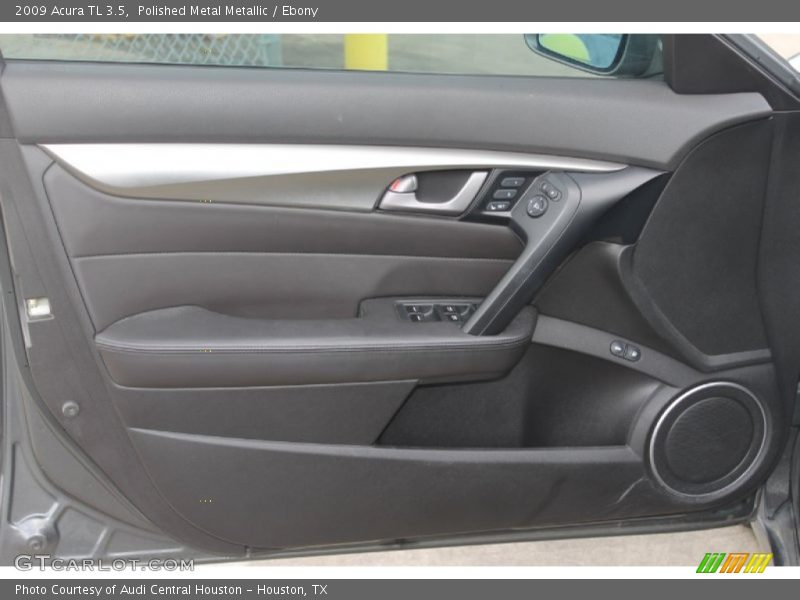 Polished Metal Metallic / Ebony 2009 Acura TL 3.5