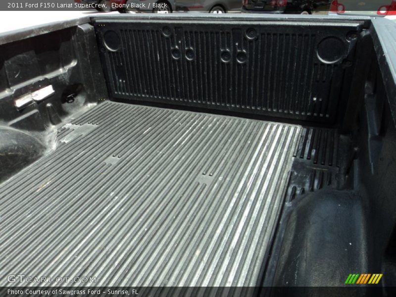 Ebony Black / Black 2011 Ford F150 Lariat SuperCrew