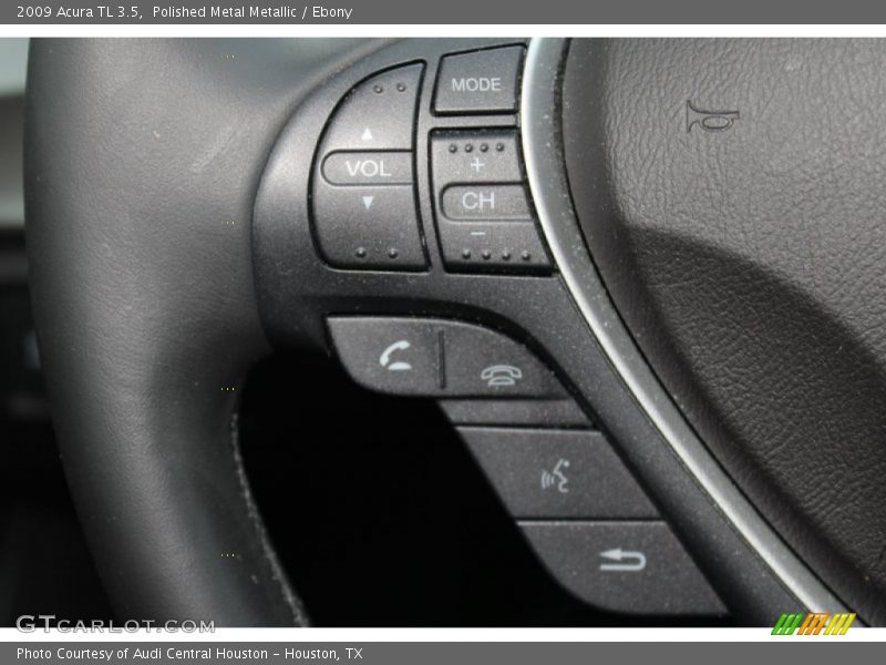 Polished Metal Metallic / Ebony 2009 Acura TL 3.5