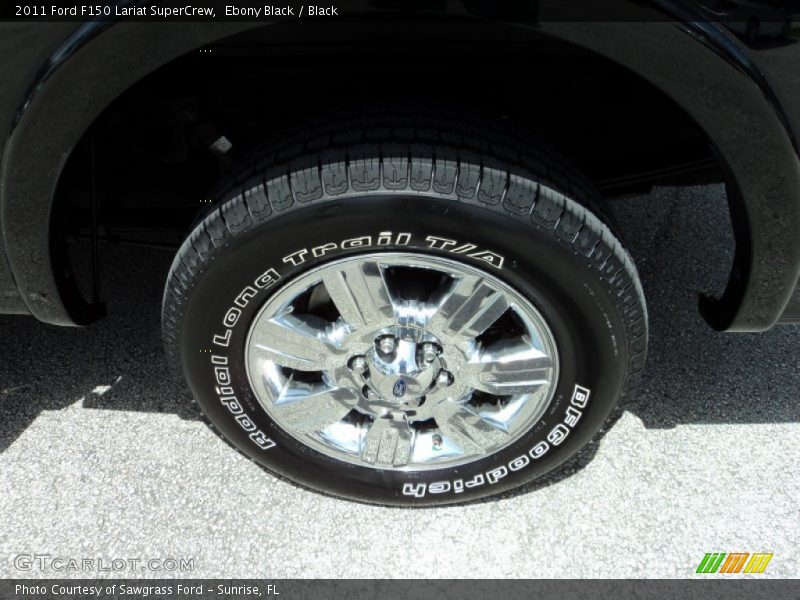 Ebony Black / Black 2011 Ford F150 Lariat SuperCrew