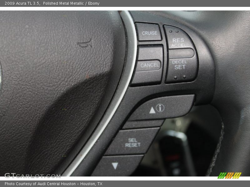 Polished Metal Metallic / Ebony 2009 Acura TL 3.5
