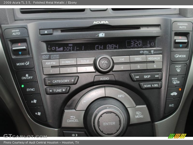 Polished Metal Metallic / Ebony 2009 Acura TL 3.5