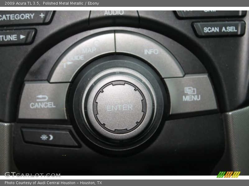 Polished Metal Metallic / Ebony 2009 Acura TL 3.5