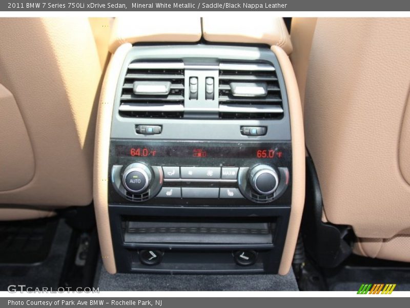 Mineral White Metallic / Saddle/Black Nappa Leather 2011 BMW 7 Series 750Li xDrive Sedan