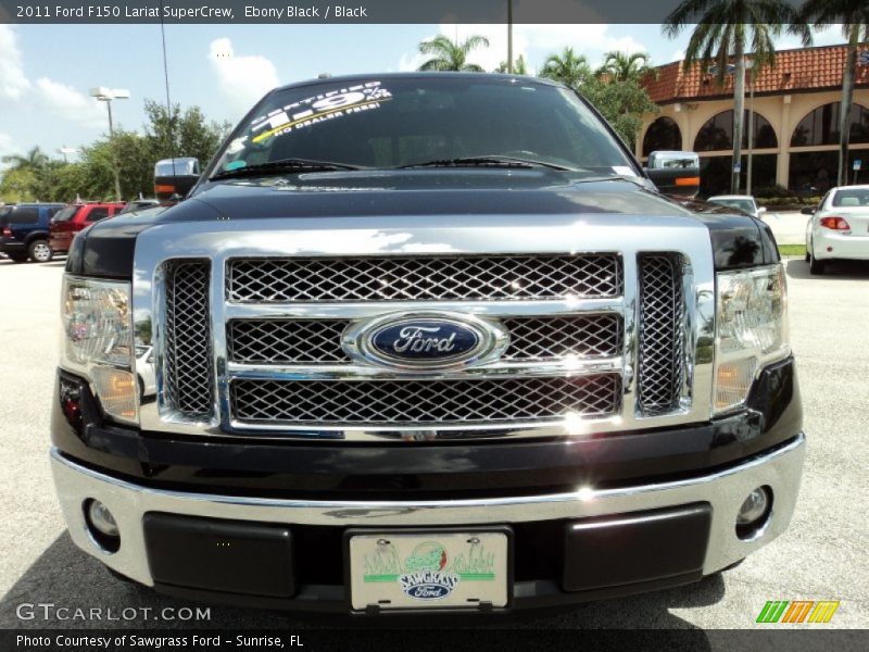 Ebony Black / Black 2011 Ford F150 Lariat SuperCrew