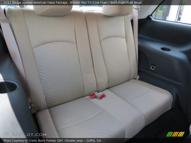 Brilliant Red Tri-Coat Pearl / Black/Light Frost Beige 2013 Dodge Journey American Value Package