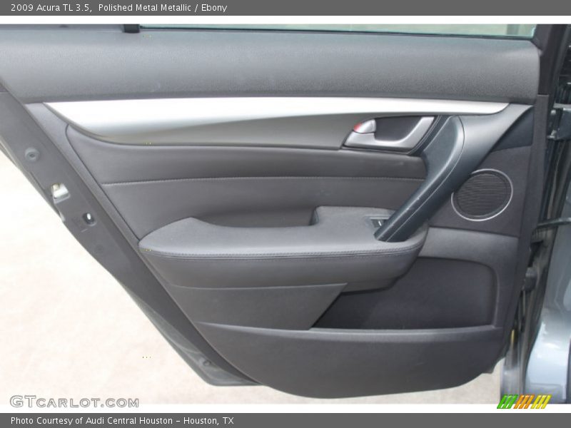 Polished Metal Metallic / Ebony 2009 Acura TL 3.5