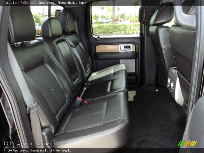 Ebony Black / Black 2011 Ford F150 Lariat SuperCrew