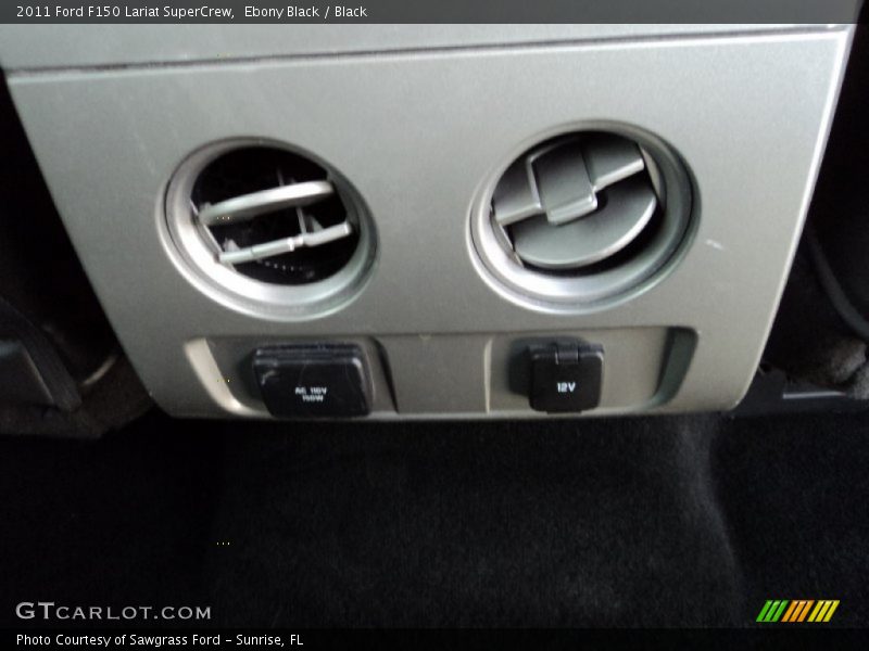 Ebony Black / Black 2011 Ford F150 Lariat SuperCrew
