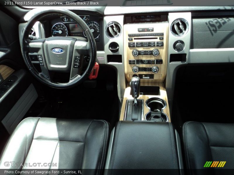 Ebony Black / Black 2011 Ford F150 Lariat SuperCrew