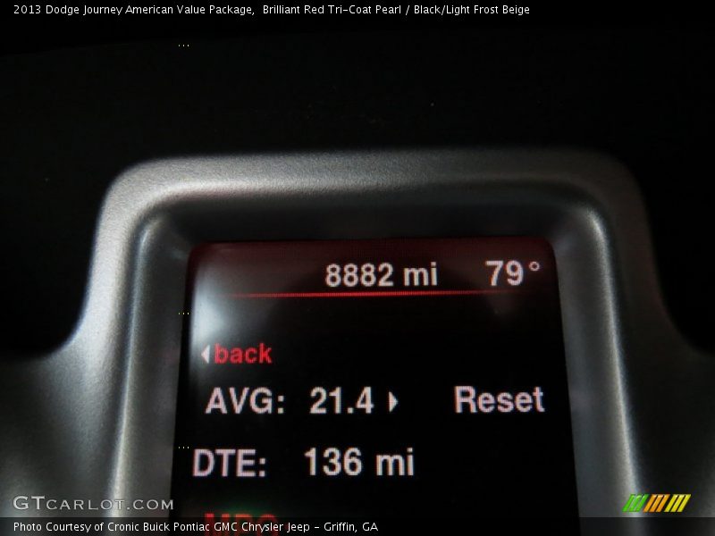 Brilliant Red Tri-Coat Pearl / Black/Light Frost Beige 2013 Dodge Journey American Value Package