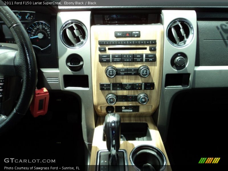 Ebony Black / Black 2011 Ford F150 Lariat SuperCrew