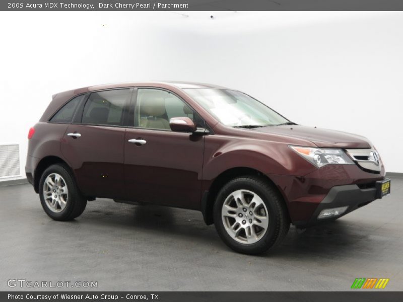 Dark Cherry Pearl / Parchment 2009 Acura MDX Technology