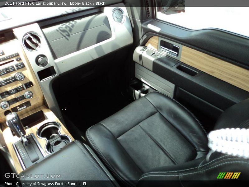 Ebony Black / Black 2011 Ford F150 Lariat SuperCrew