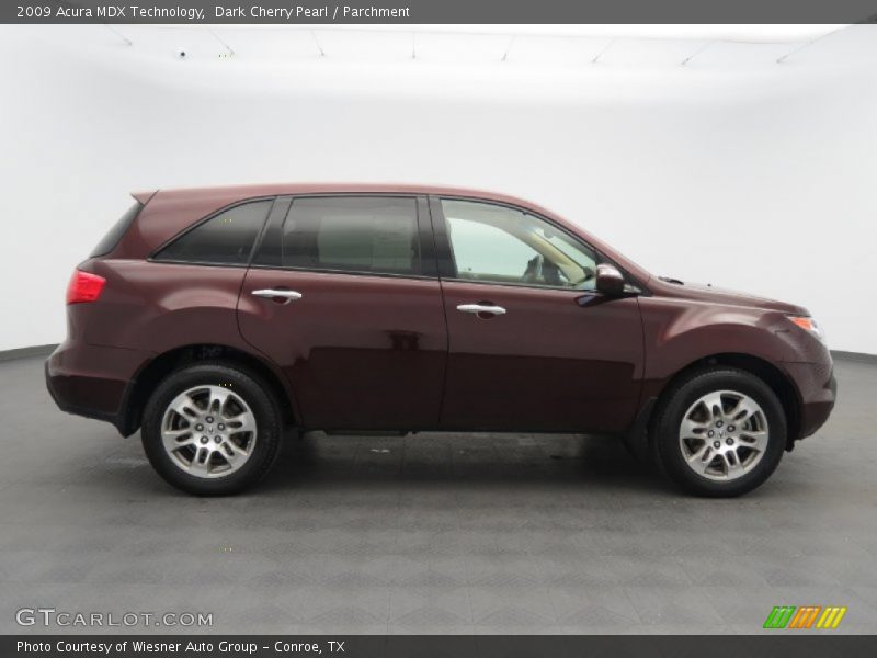 Dark Cherry Pearl / Parchment 2009 Acura MDX Technology