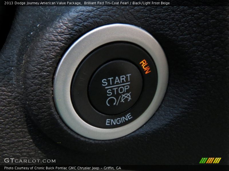 Brilliant Red Tri-Coat Pearl / Black/Light Frost Beige 2013 Dodge Journey American Value Package