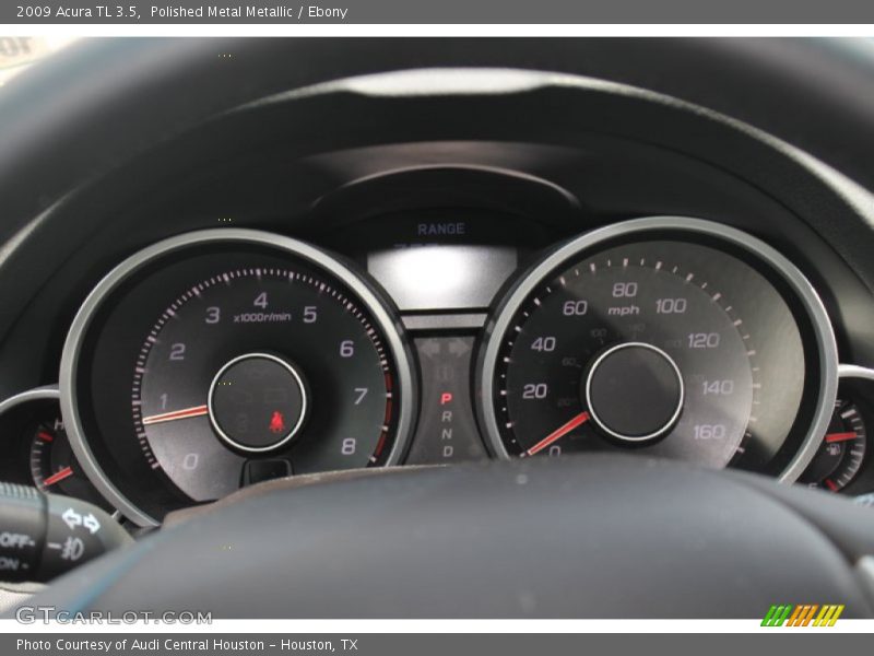 Polished Metal Metallic / Ebony 2009 Acura TL 3.5