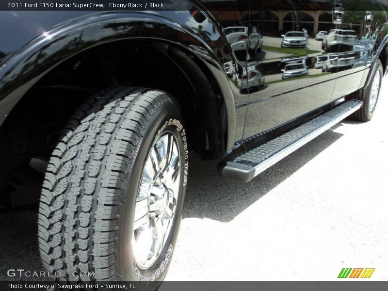 Ebony Black / Black 2011 Ford F150 Lariat SuperCrew