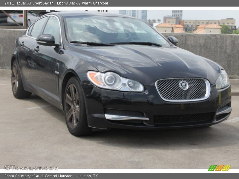 Ebony Black / Warm Charcoal 2011 Jaguar XF Sport Sedan