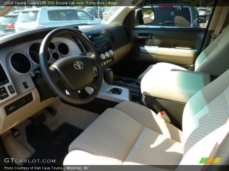 Pyrite Mica / Beige 2008 Toyota Tundra SR5 TRD Double Cab 4x4