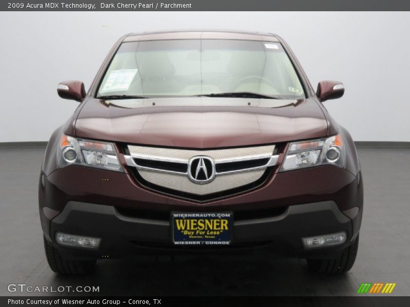 Dark Cherry Pearl / Parchment 2009 Acura MDX Technology