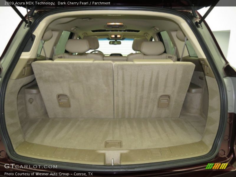 Dark Cherry Pearl / Parchment 2009 Acura MDX Technology