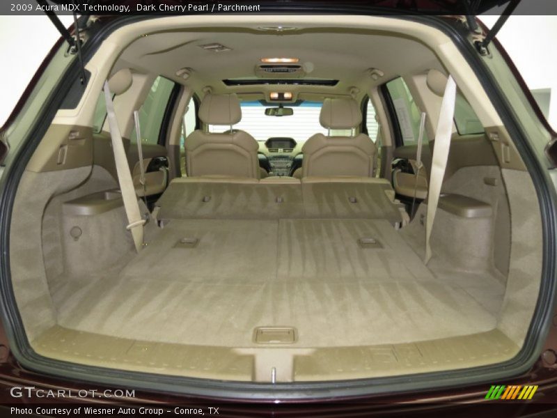 Dark Cherry Pearl / Parchment 2009 Acura MDX Technology