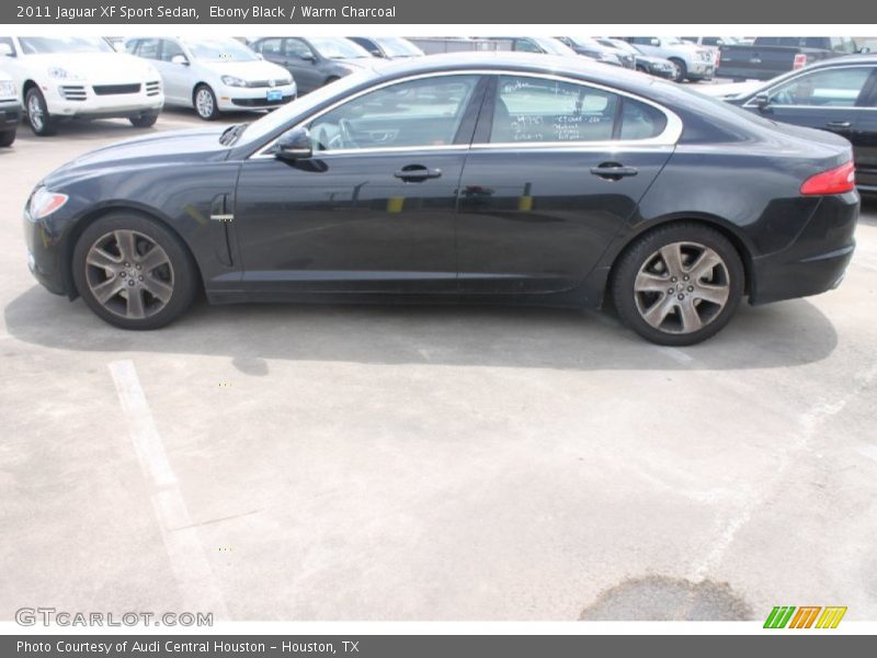 Ebony Black / Warm Charcoal 2011 Jaguar XF Sport Sedan