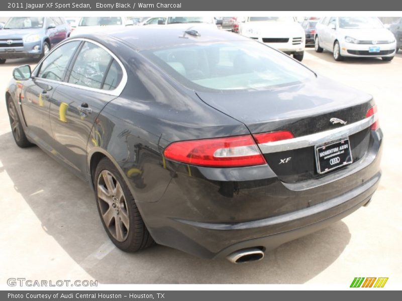 Ebony Black / Warm Charcoal 2011 Jaguar XF Sport Sedan