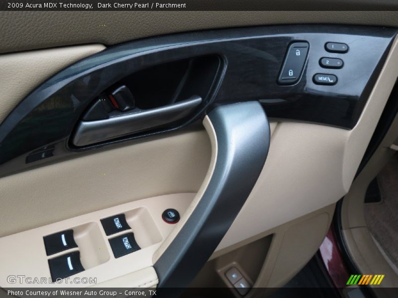 Dark Cherry Pearl / Parchment 2009 Acura MDX Technology