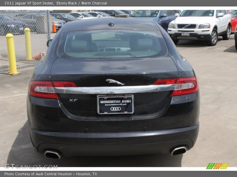 Ebony Black / Warm Charcoal 2011 Jaguar XF Sport Sedan