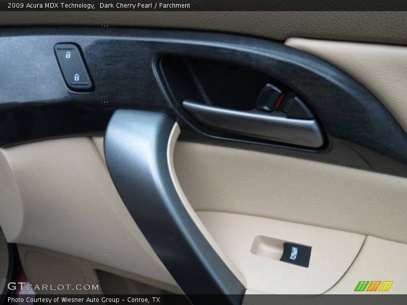 Dark Cherry Pearl / Parchment 2009 Acura MDX Technology