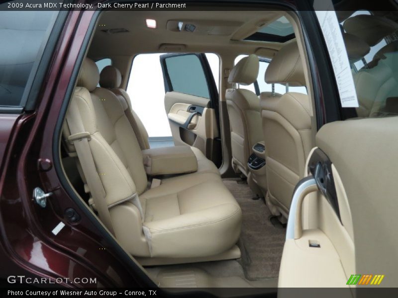 Dark Cherry Pearl / Parchment 2009 Acura MDX Technology