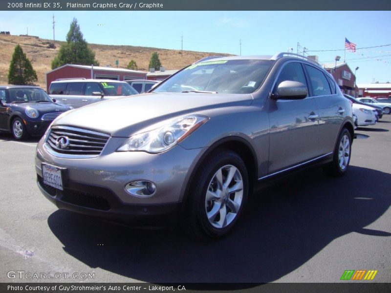 Platinum Graphite Gray / Graphite 2008 Infiniti EX 35