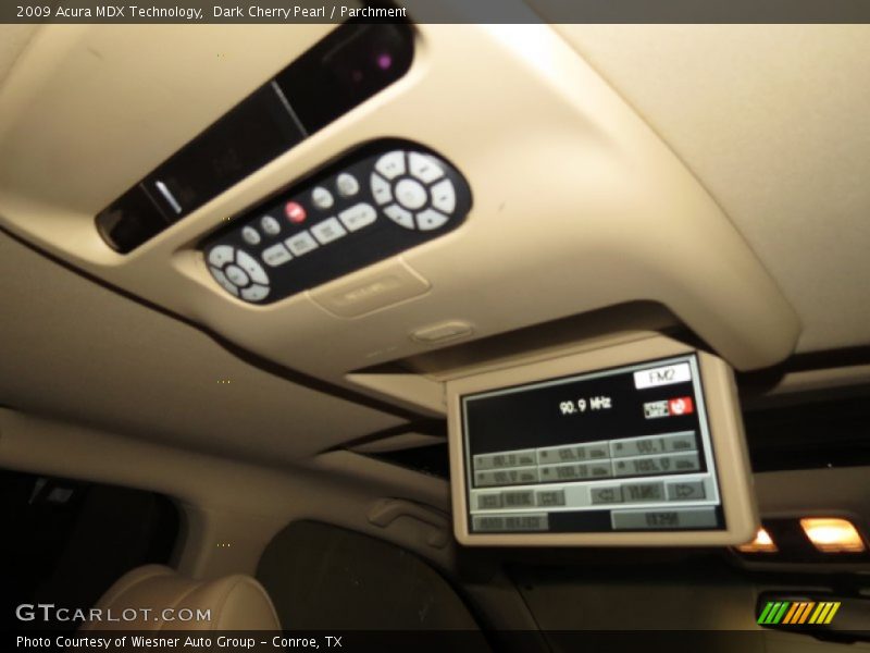 Dark Cherry Pearl / Parchment 2009 Acura MDX Technology