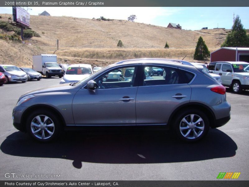 Platinum Graphite Gray / Graphite 2008 Infiniti EX 35