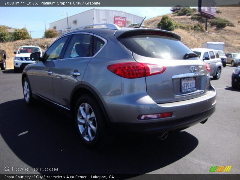 Platinum Graphite Gray / Graphite 2008 Infiniti EX 35