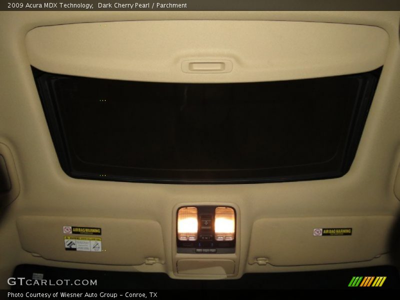 Dark Cherry Pearl / Parchment 2009 Acura MDX Technology