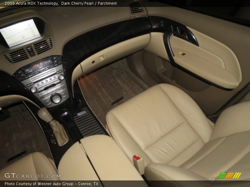 Dark Cherry Pearl / Parchment 2009 Acura MDX Technology
