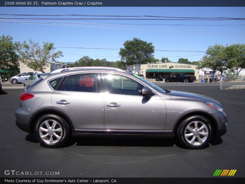 Platinum Graphite Gray / Graphite 2008 Infiniti EX 35