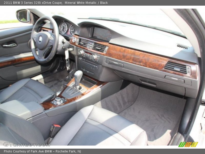 Mineral White Metallic / Black 2011 BMW 3 Series 328i xDrive Coupe