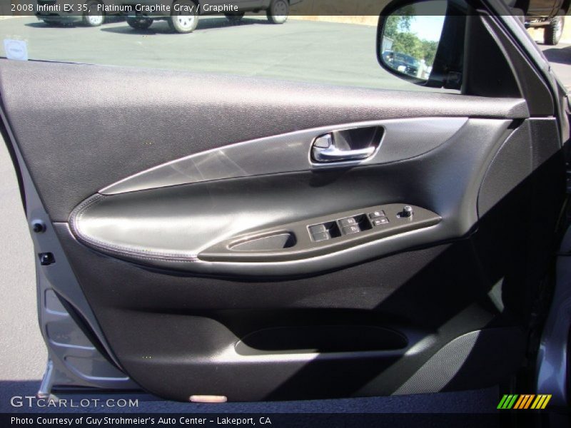 Platinum Graphite Gray / Graphite 2008 Infiniti EX 35