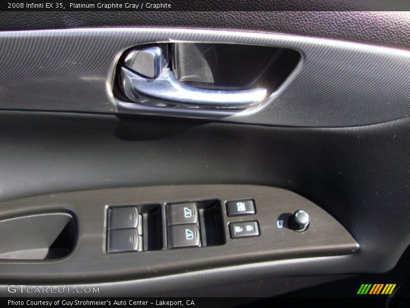 Platinum Graphite Gray / Graphite 2008 Infiniti EX 35