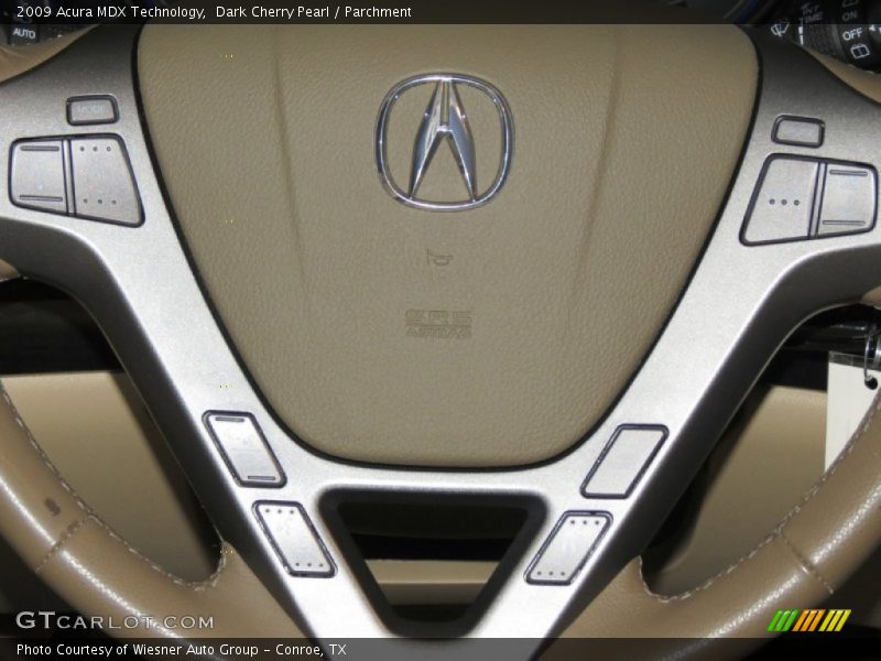 Dark Cherry Pearl / Parchment 2009 Acura MDX Technology