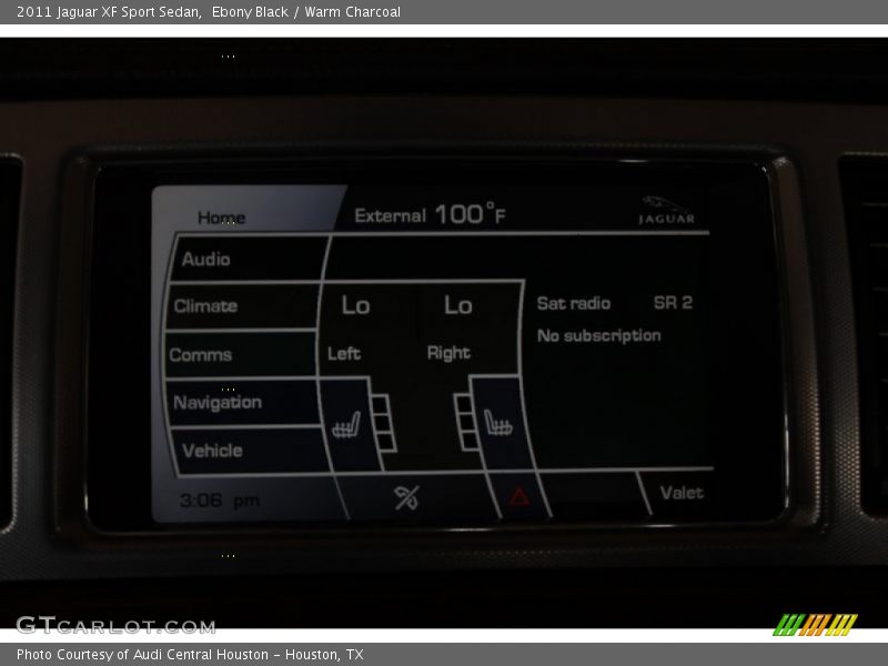 Ebony Black / Warm Charcoal 2011 Jaguar XF Sport Sedan