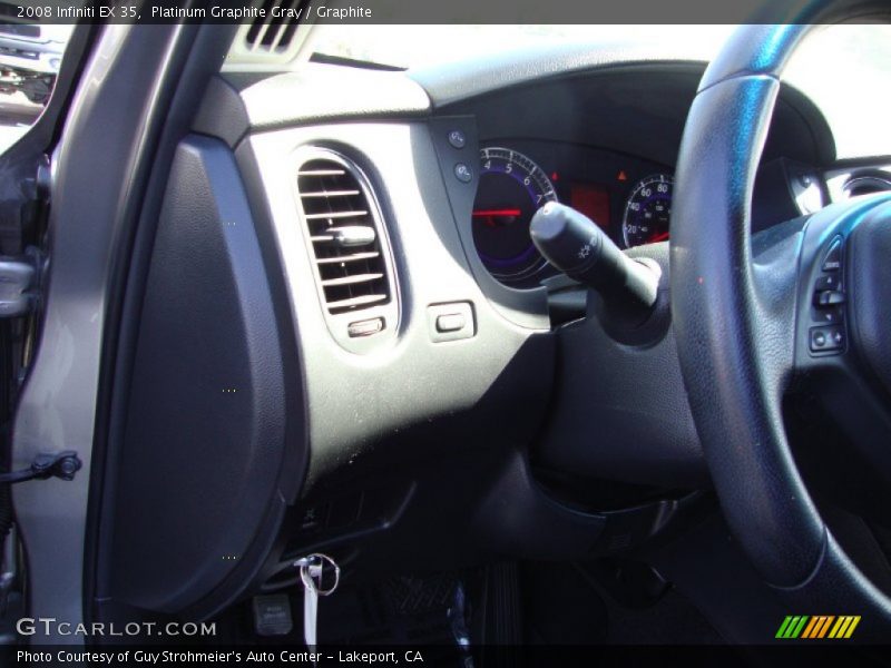 Platinum Graphite Gray / Graphite 2008 Infiniti EX 35