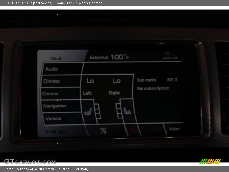 Ebony Black / Warm Charcoal 2011 Jaguar XF Sport Sedan