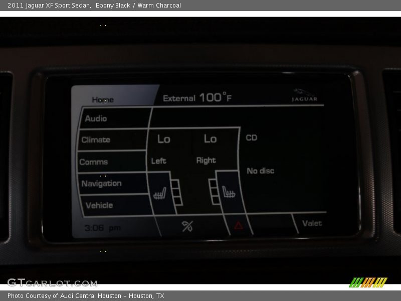 Ebony Black / Warm Charcoal 2011 Jaguar XF Sport Sedan