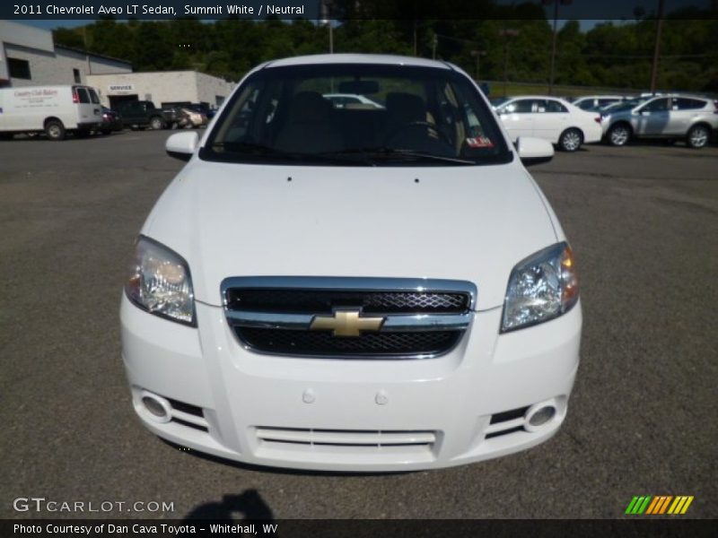 Summit White / Neutral 2011 Chevrolet Aveo LT Sedan